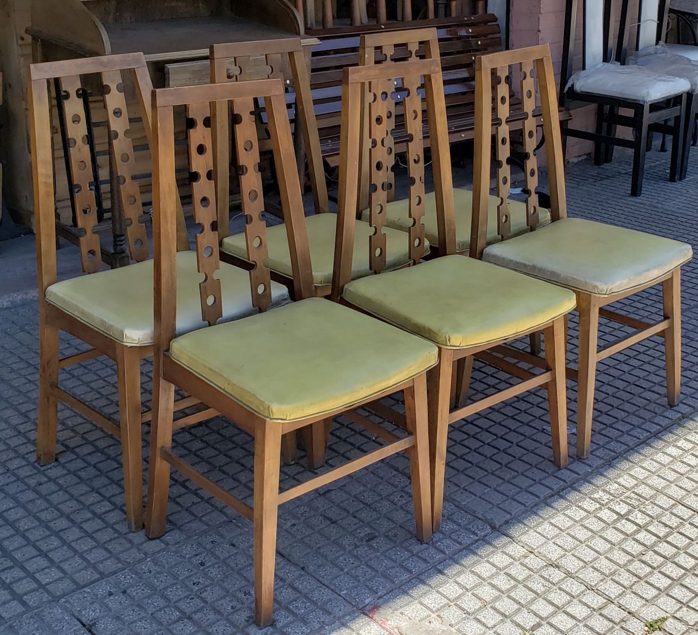 Juego 6 sillas