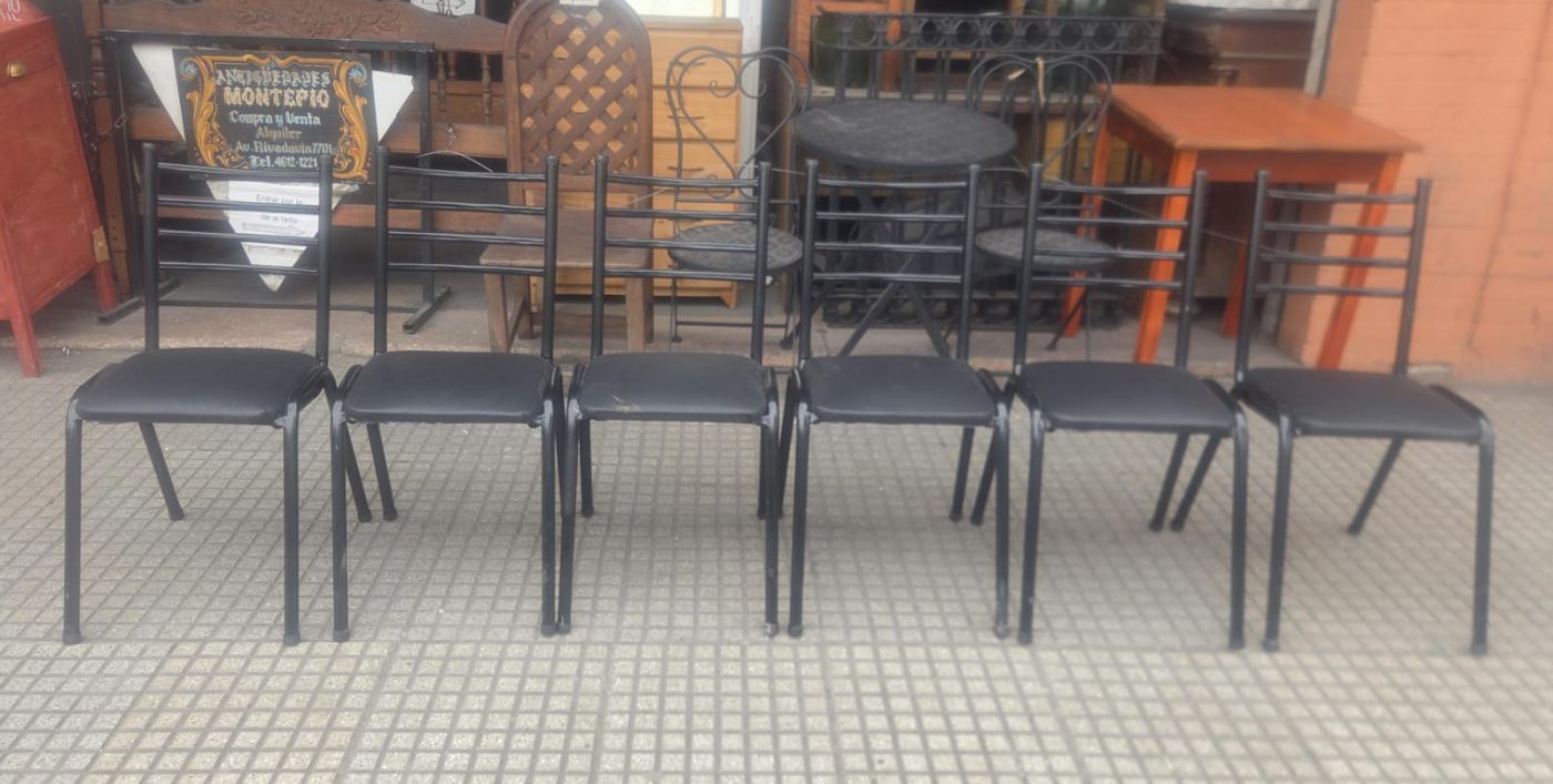 Juego 6 sillas