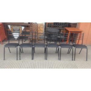 Juego 6 sillas