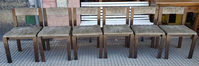 Juego 6 sillas
