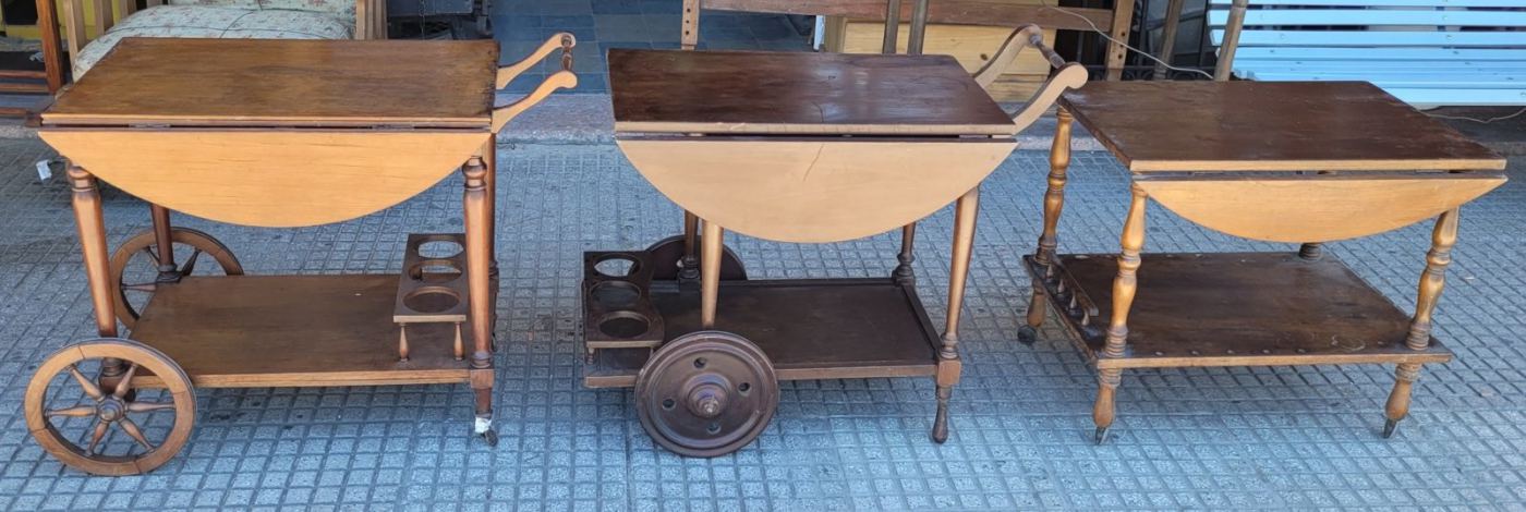 Mesas carrito - Carrobar