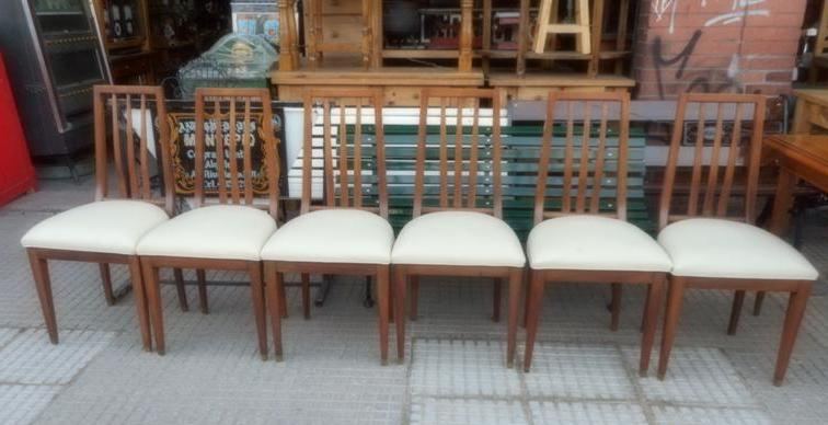 Juego 6 sillas