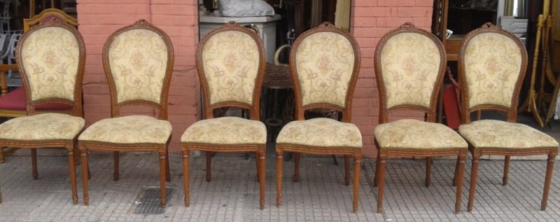 Juego 6 sillas