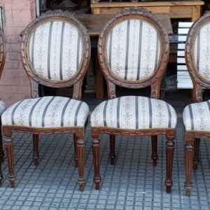 Juego 6 sillas