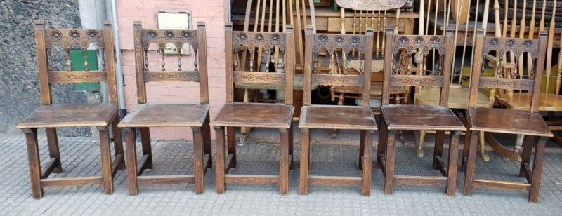 Juego 6 sillas