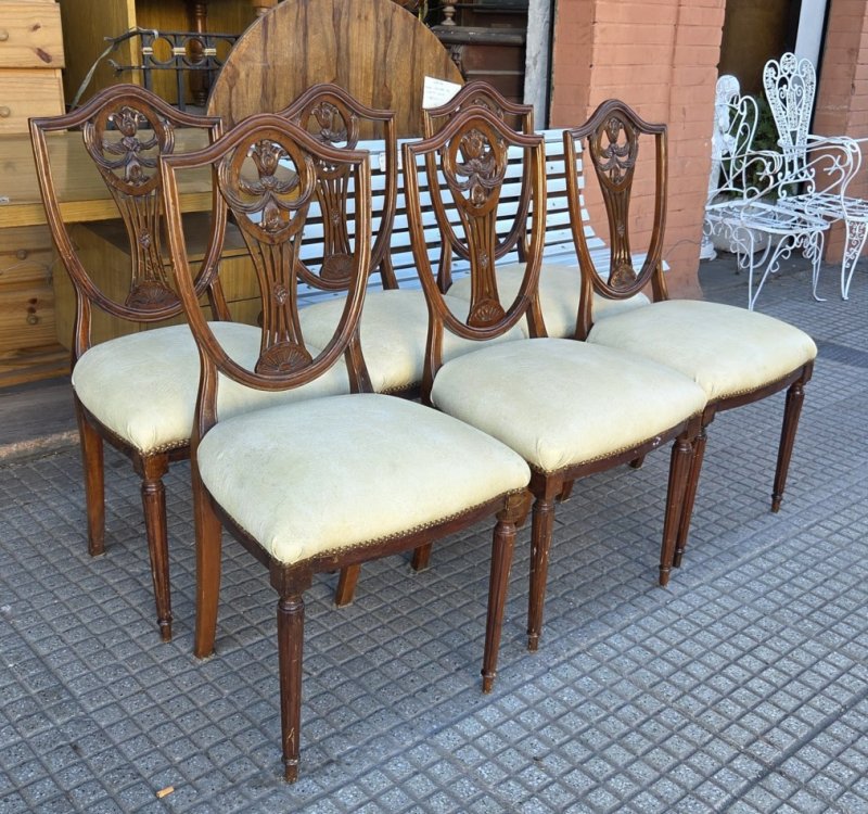 Juego 6 sillas