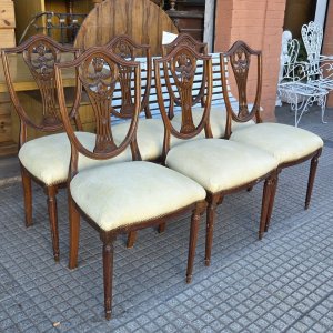 Juego 6 sillas