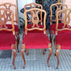 Juego 6 sillas