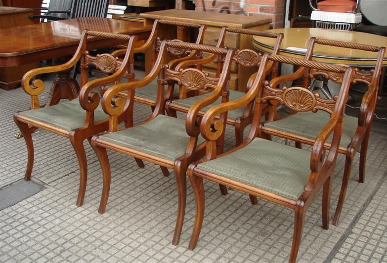 Juego 6 sillas