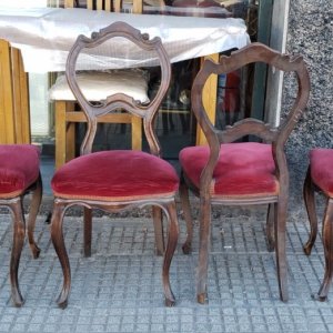 Juego 4 sillas