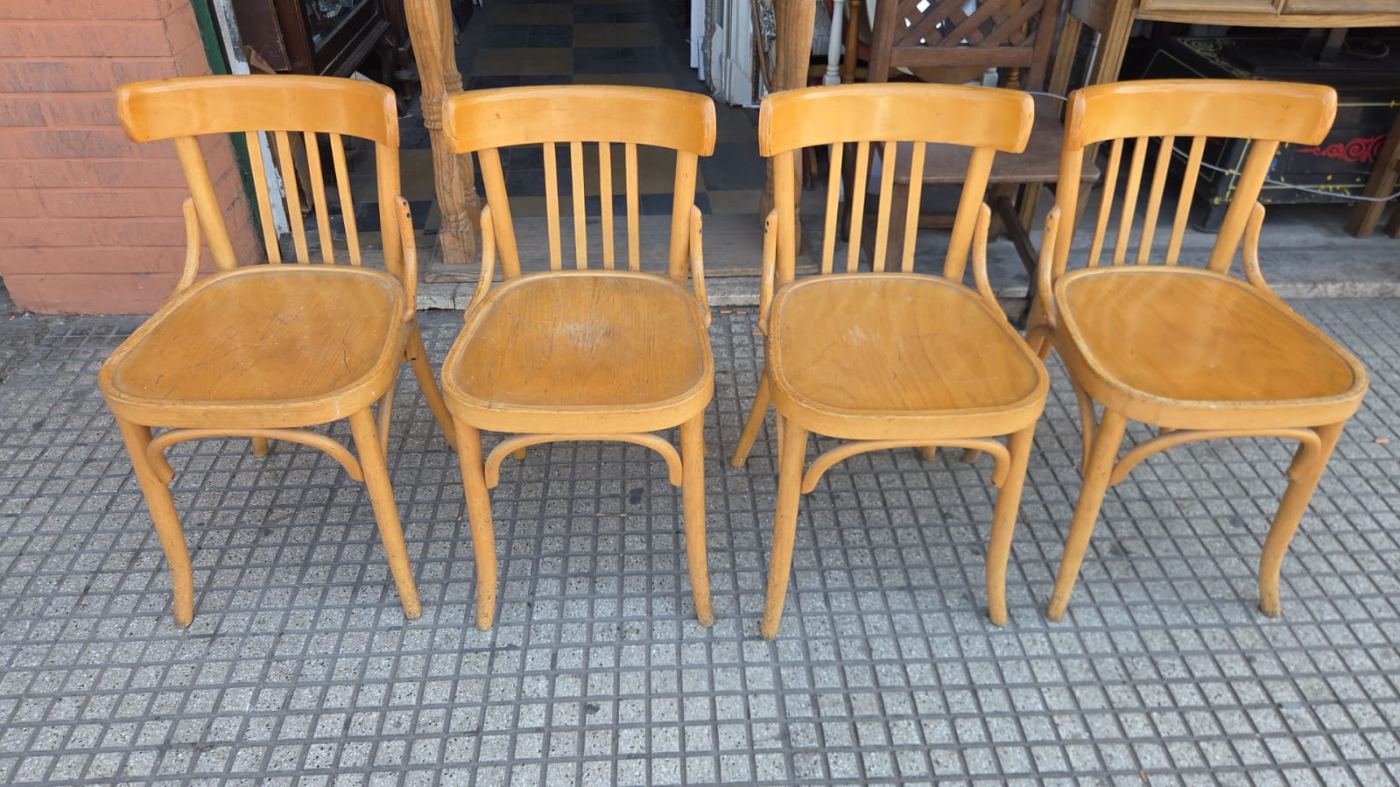 Juego 4 sillas
