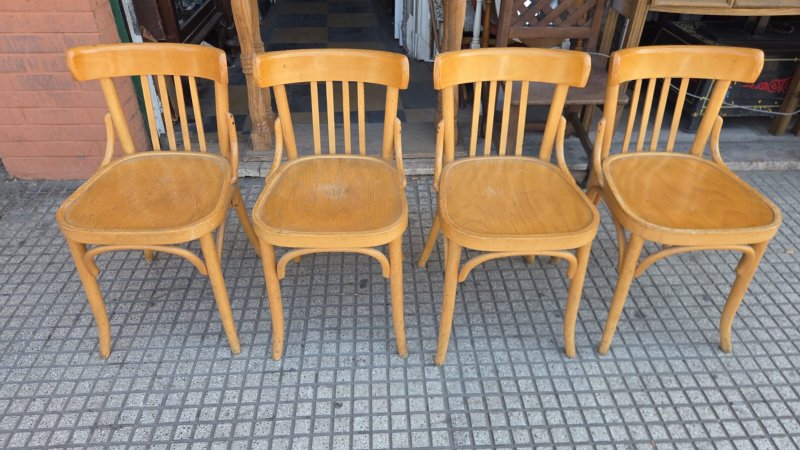 Juego 4 sillas