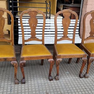 Juego 4 sillas