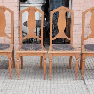 Juego 4 sillas
