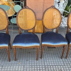Juego 4 sillas