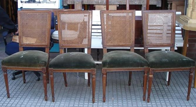 Juego 4 sillas