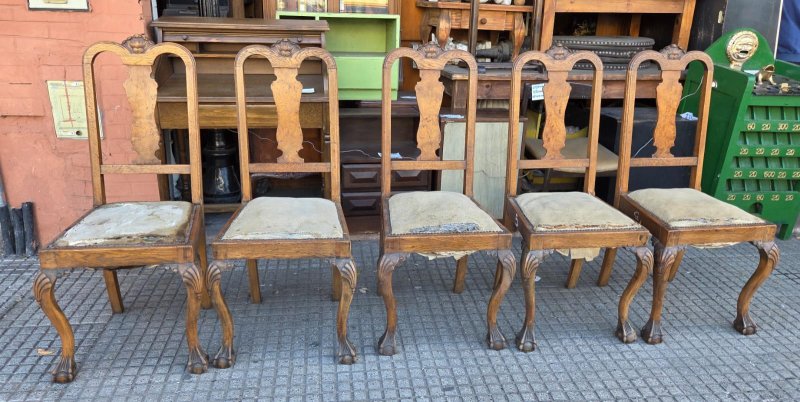 Juego 5 sillas