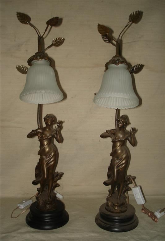 Estatua con luz