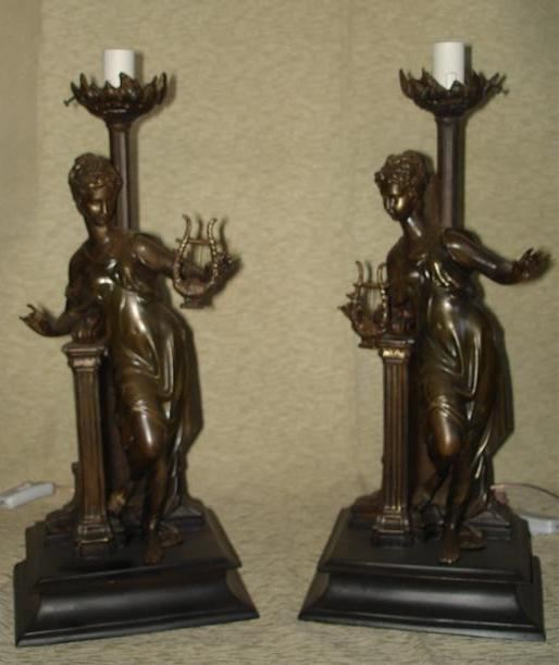 Estatua con luz