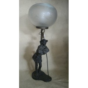 Estatua con luz