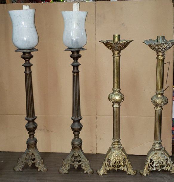 Candelabros de pie